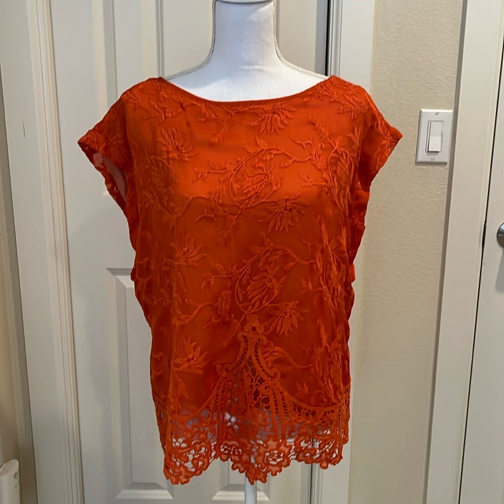 Anthropology gorgeous blouse, excellent used condition.